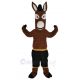 Brown Mule Mascot Costume Animal