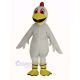 White Chicken Mascot Costume Animal