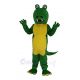 Green Crocodile with Big Mouth Mascot Costume Animal