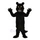 Fierce Black Wolf Mascot Costume