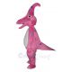 Pink Dinosaur Parasaurolophus Mascot Costumes