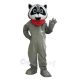 Raccoon with Red Neckerchief Mascot Costume Animal