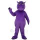 Cute Purple Hippo Mascot Costume Animal