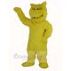 Slimy Yellow Monster Mascot Costume