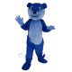 Blue Otter Mascot Costume Animal