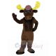 Brown Moose Adult Mascot Costume Animal