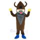 Viking with Blue Shoes Mascot Costume People