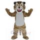 Brown Bobcat Mascot Costume Animal