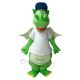 Green Dragon Mascot Costume