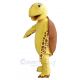 Golden and Brown Turtle Mascot Costume Animal