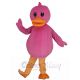 Cute Pink Duck Mascot Costume Animal