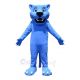 Blue Panther Leopard Mascot Costume