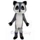 Friendly Gray Raccoon Mascot Costume Animal