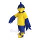 Strong Blue Rooster Mascot Costume