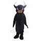 Powerful Black Bull Mascot Costume Animal