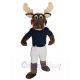 Sport Seattle Mariners the Moose Mascot Costume Animal in Jersey