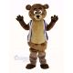 Bob Bear in Purple Vest Mascot Costume Animal