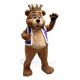 Friendly King Bear Mascot Costumes