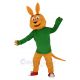 Orange Kangaroo Mascot Costume Animal