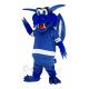 Happy Blue Dragon Mascot Costume Animal