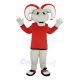 Ram with Red Coat Mascot Costume Animal