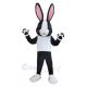 Bunny with Pink Ears Mascot Costume Animal