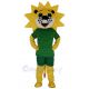 Cute Sunshine Flower Lion Mascot Costume Animal