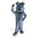 Grey Bulldog Mascot Costume Adult