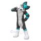 Gray and Blue Husky Dog Fursuit Mascot Costumes