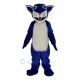 Dark Blue Wildcat Mascot Costume Animal