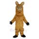 Brown Alpaca Sheep Mascot Costume Animal