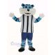 Blue Tiger Mascot Costume Animal