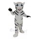 Fierce White Tiger Mascot Costume Animal