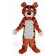 Docile Tiger Mascot Costume Animal