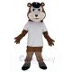 Baseball Brown Bear Mascot Costume Animal