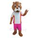 Lion in Sports Suit Mascot Costume Animal