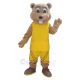 Golden Gopher Mascot Costume Animal