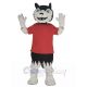 Black Wolf Player Mascot Costume Animal