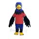 Hawk Bird in Red T-shirt Mascot Costume Animal