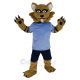 Strong Brown Raccoon Mascot Costume Animal