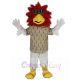 Red Head Rooster Mascot Costume Animal wearing Sunglasses