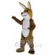 Friendly Brown Kangaroo Mascot Costume Animal