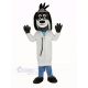 Doctor Hound Dog with Glasses Mascot Costume Animal