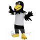 Fierce Black Falcon Bird Mascot Costume Animal