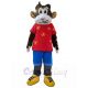 Funny Red T-shirt Monkey Mascot Costume Animal