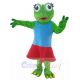 Girl Frog Mascot Costume Animal