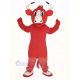 Happy Red Bull Mascot Costume Animal