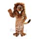 Brown Lion with White Beard Mascot Costumes