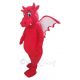 Red Dragon Mascot Costume Animal