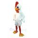 Slim White Rooster Mascot Costumes